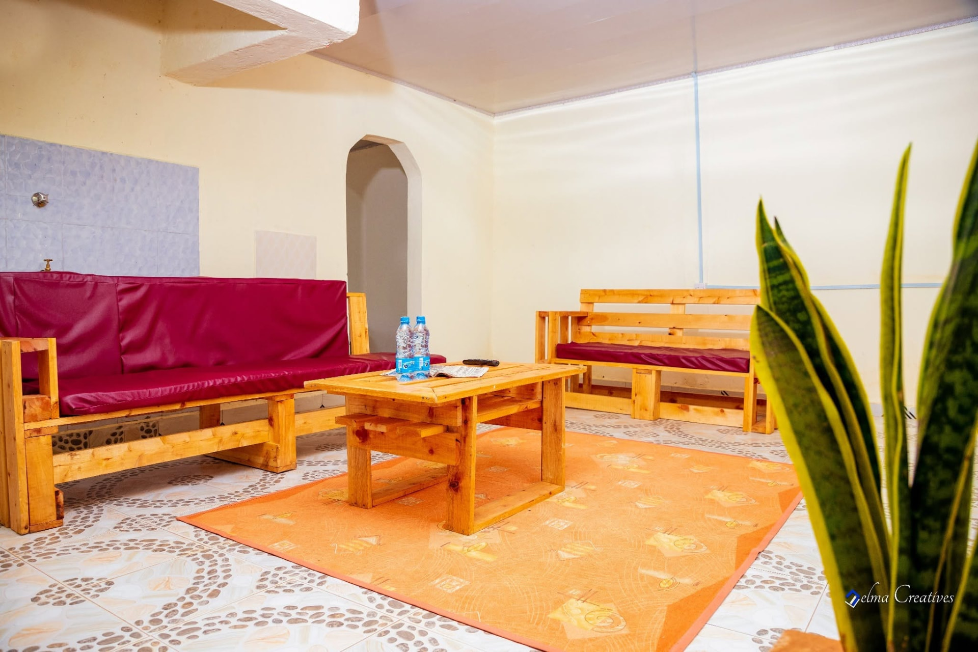 Comfortable common room at Harmony Therapy Centre rehabilitation facility