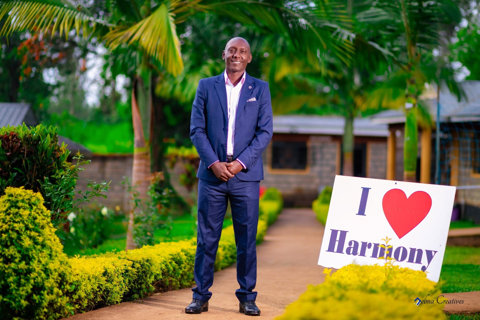 Harmony Therapy Centre leadership within the Centre's gardens